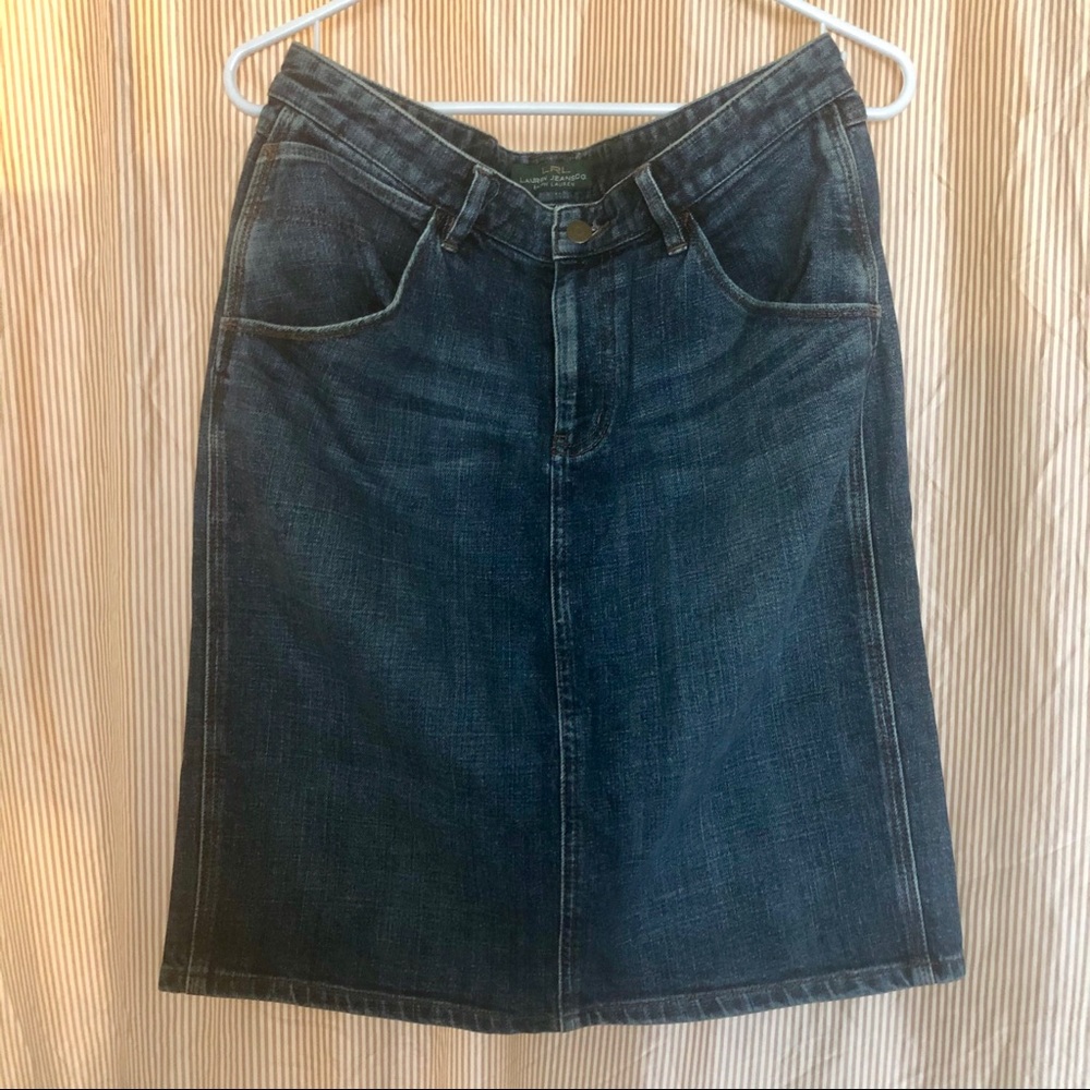 Ralph Lauren Jean Skirt